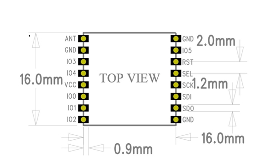 HPD13A Sx1276 868MHz /915MHz LoRa Transceiver RF Module